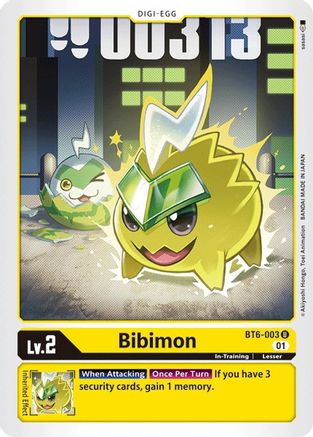 Bibimon [BT6-003] [Double Diamond] - Trinity Hobby
