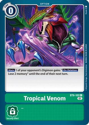 Tropical Venom [BT6-102] [Double Diamond] - Trinity Hobby