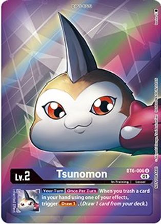 Tsunomon [BT6-006] (Art alternatif - Box Topper) [Double Diamant] 