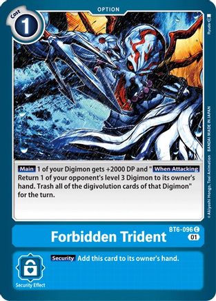 Forbidden Trident [BT6-096] [Double Diamond] - Trinity Hobby