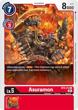 Asuramon [BT6-014] [Double Diamond] - Trinity Hobby