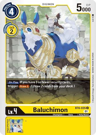 Baluchimon [BT6-035] [Double Diamond] - Trinity Hobby