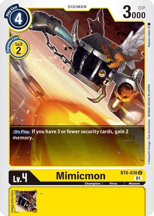 Mimicmon [BT6-036] [Double Diamond] - Trinity Hobby