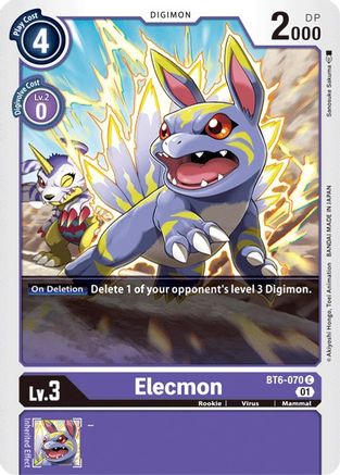 Elecmon [BT6-070] [Double Diamond] - Trinity Hobby