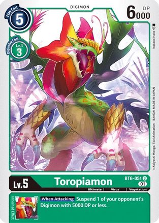 Toropiamon [BT6-051] [Double Diamond] - Trinity Hobby