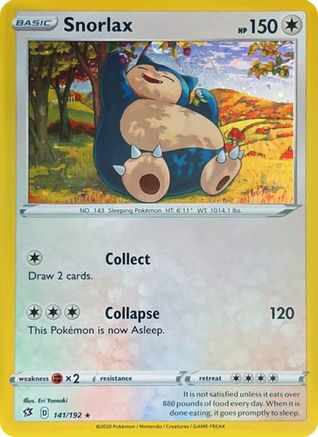 Snorlax (Cosmos Holo) - (141/192) Holofoil [Miscellaneous Cards & Products]