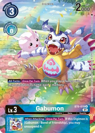 Gabumon [BT6-019] (Art alternatif) [Double Diamant] 