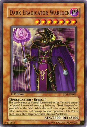 Dark Eradicator Warlock [SD6-EN001] - Structure Deck: Spellcaster's Judgment Unlimited - Ultra Rare - Trinity Hobby