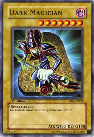 Dark Magician [SD6-EN003] - Structure Deck: Spellcaster's Judgment Unlimited - Common / Short Print - Trinity Hobby