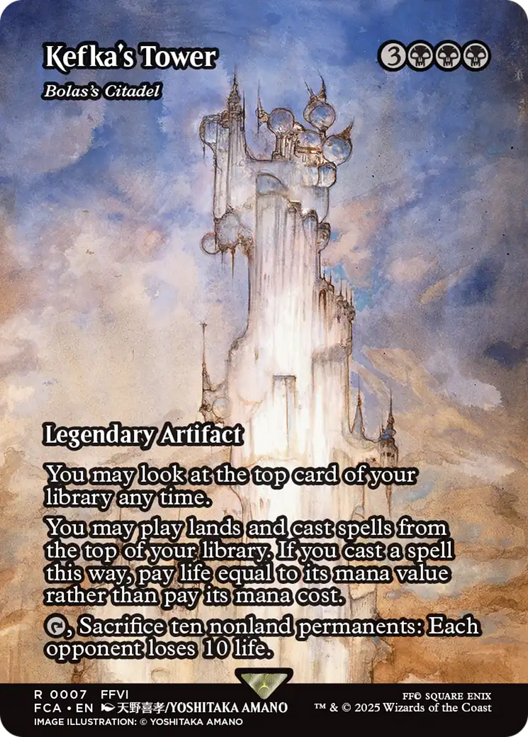 Bolas's Citadel  (FCA-007) - [FINAL FANTASY: Through the Ages] / Kefka's Tower (Borderless) - Trinity Hobby