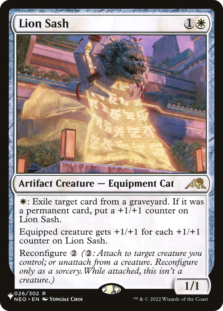 Lion Sash [The List] - Trinity Hobby