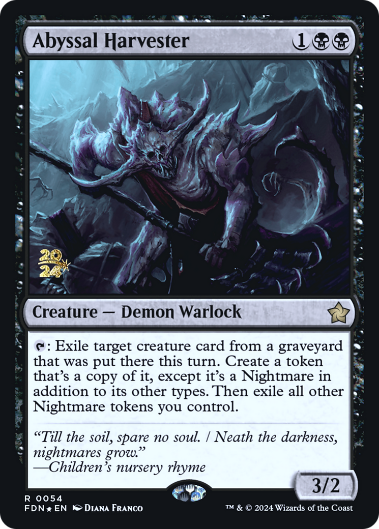 Abyssal Harvester [Foundations Prerelease Promos] - Trinity Hobby