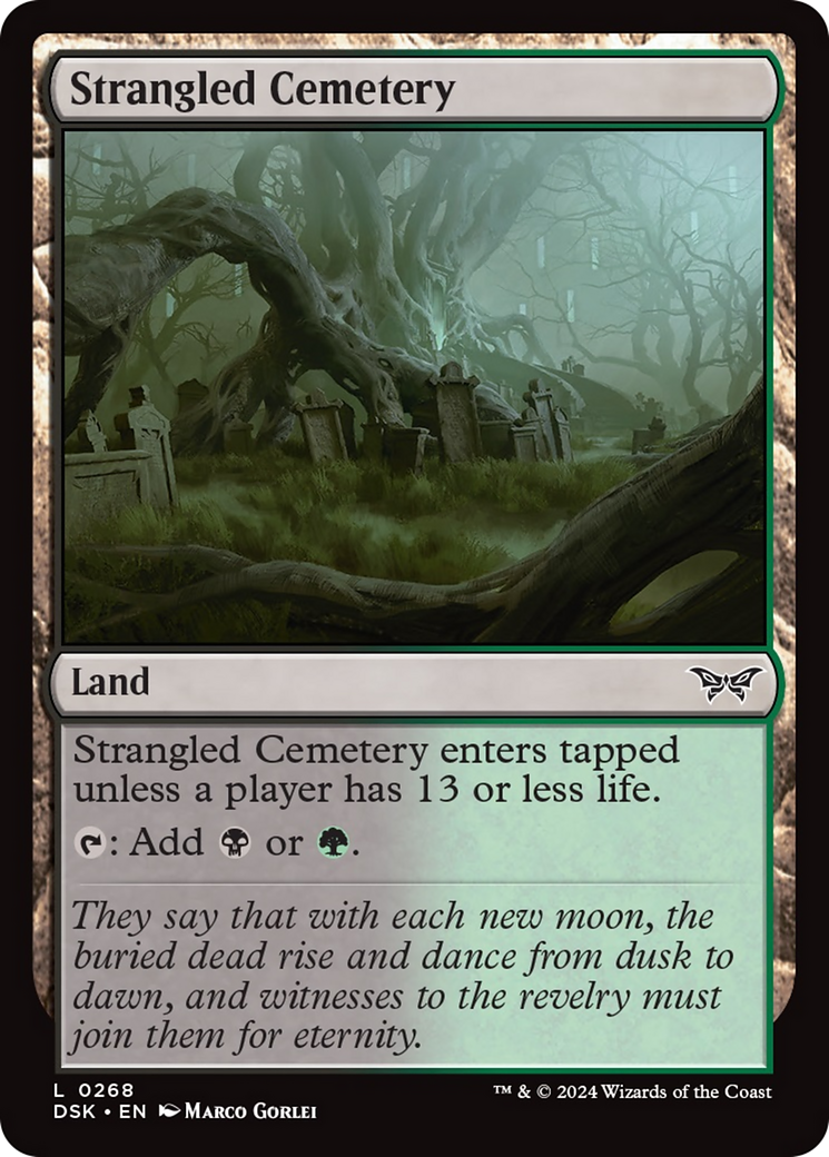 Strangled Cemetery [Duskmourn: House of Horror] - Trinity Hobby