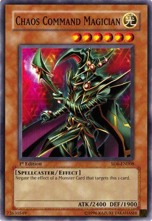 Chaos Command Magician [SD6-EN008] - Structure Deck: Spellcaster's Judgment Unlimited - Common / Short Print - Trinity Hobby