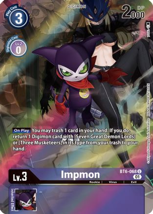 Impmon [BT6-068] (Art alternatif) [Double diamant] 