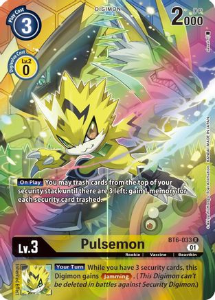 Pulsemon [BT6-033] (Alternate Art) [Double Diamond] - Trinity Hobby