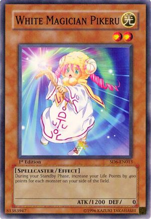 White Magician Pikeru [SD6-EN013] - Structure Deck: Spellcaster's Judgment Unlimited - Common / Short Print - Trinity Hobby