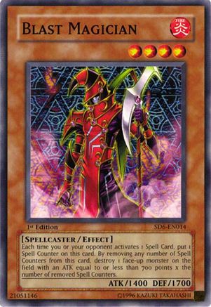 Blast Magician [SD6-EN014] - Structure Deck: Spellcaster's Judgment 1st Edition - Common / Short Print - Trinity Hobby