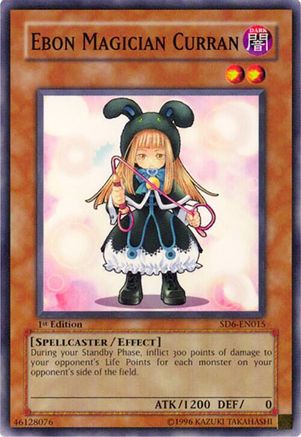 Ebon Magician Curran [SD6-EN015] - Structure Deck: Spellcaster's Judgment Unlimited - Common / Short Print - Trinity Hobby