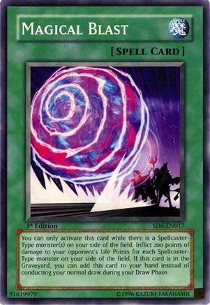 Magical Blast [SD6-EN017] - Structure Deck: Spellcaster's Judgment Unlimited - Common / Short Print - Trinity Hobby