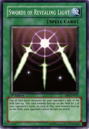 Swords of Revealing Light [SD6-EN021] - Structure Deck: Spellcaster's Judgment Unlimited - Common / Short Print - Trinity Hobby