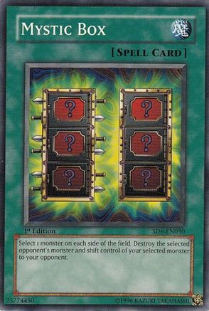 Mystic Box [SD6-EN030] - Structure Deck: Spellcaster's Judgment Unlimited - Common / Short Print - Trinity Hobby