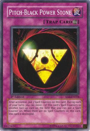 Pitch-Black Power Stone [SD6-EN034] - Structure Deck: Spellcaster's Judgment 1st Edition - Common / Short Print - Trinity Hobby