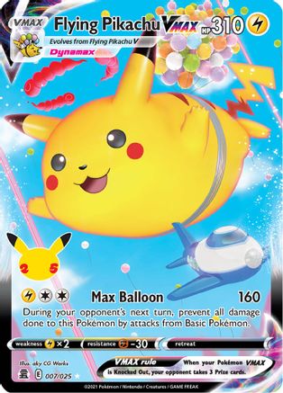 Flying Pikachu VMAX (007/025) [Celebrations: 25th Anniversary] - Trinity Hobby