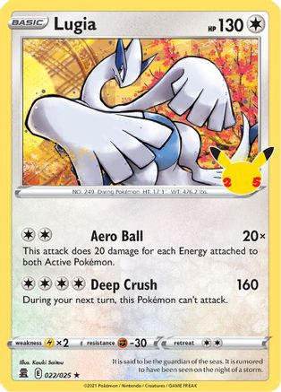 Lugia (022/025) [Celebrations: 25th Anniversary] - Trinity Hobby