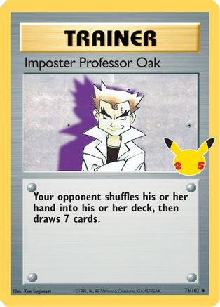 Imposter Professor Oak (73/102) [Celebrations: 25th Anniversary - Classic Collection] - Trinity Hobby