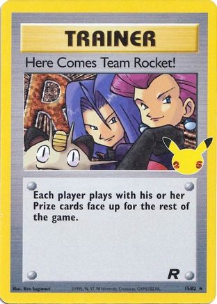 Here Comes Team Rocket! (15/82) [Celebrations: 25th Anniversary - Classic Collection] - Trinity Hobby