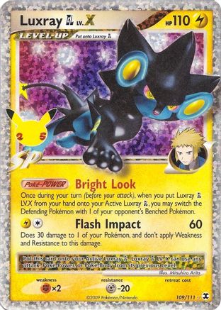 Luxray GL LV.X (109/111) [Celebrations: 25th Anniversary - Classic Collection] - Trinity Hobby