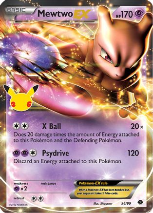 Mewtwo EX (54/99) [Celebrations: 25th Anniversary - Classic Collection] - Trinity Hobby