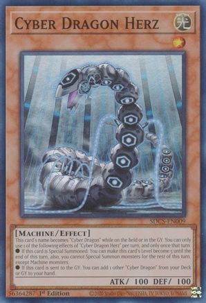 Cyber Dragon Herz [SDCS-EN009] Super Rare - Trinity Hobby