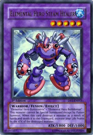Elemental Hero Steam Healer [DP1-EN013] Ultra Rare - Trinity Hobby