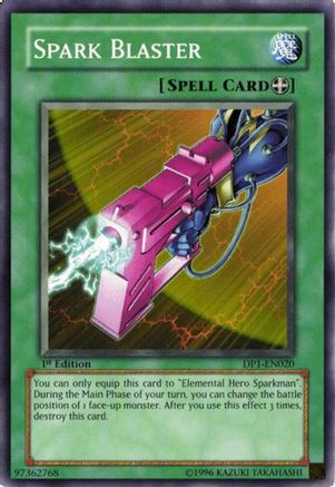 Spark Blaster [DP1-EN020] - Duelist Pack 1: Jaden Yuki Unlimited - Common - Trinity Hobby