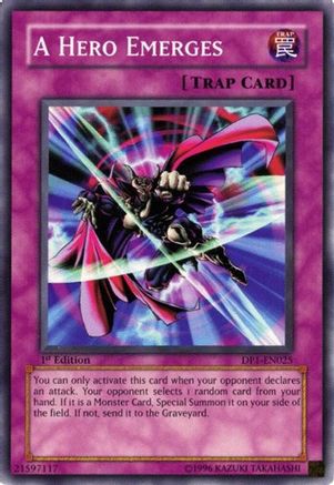 A Hero Emerges [DP1-EN025] - Duelist Pack 1: Jaden Yuki 1st Edition - Common / Short Print - Trinity Hobby