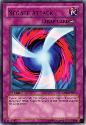 Negate Attack [DP1-EN027] - Duelist Pack 1: Jaden Yuki 1st Edition - Rare - Trinity Hobby