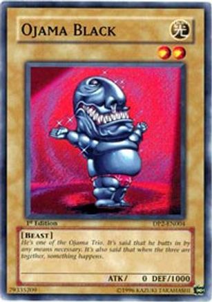 Ojama Black [DP2-EN004] - Duelist Pack 2: Chazz Princeton 1st Edition - Common - Trinity Hobby