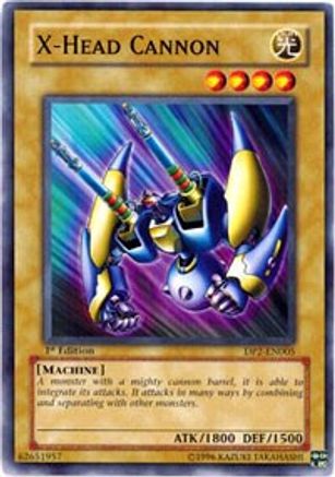 X-Head Cannon [DP2-EN005] - Duelist Pack 2: Chazz Princeton Unlimited - Common - Trinity Hobby