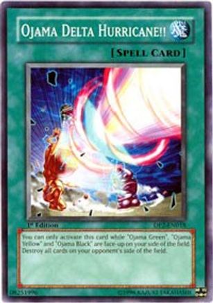 Ojama Delta Hurricane!! [DP2-EN018] - Duelist Pack 2: Chazz Princeton 1st Edition - Common - Trinity Hobby