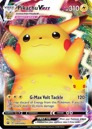 Pikachu VMAX (SWSH062) (Celebrations) [Sword & Shield: Black Star Promos] - Trinity Hobby