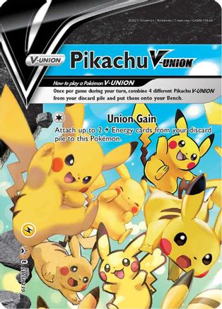 Pikachu V-UNION (SWSH139) (Celebrations) [Sword & Shield: Black Star Promos] - Trinity Hobby