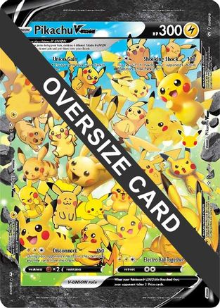 Pikachu V-UNION (Jumbo Card) [Sword & Shield: Black Star Promos] - Trinity Hobby