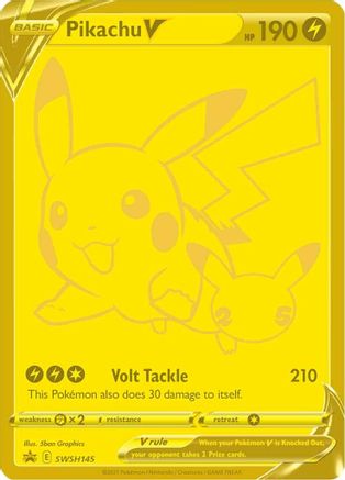 Pikachu V (SWSH145) (Celebrations) [Sword & Shield: Black Star Promos] - Trinity Hobby
