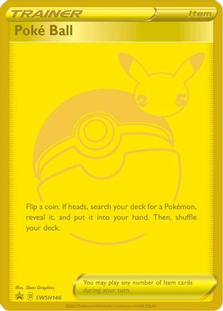 Poke Ball (SWSH146) (Celebrations) [Sword & Shield: Black Star Promos] - Trinity Hobby
