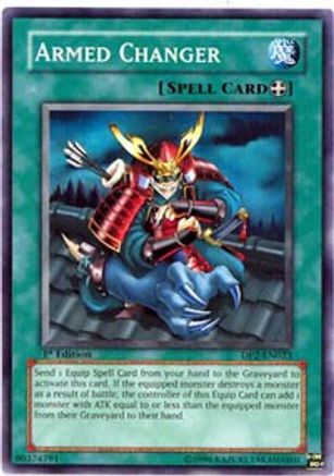Armed Changer [DP2-EN023] - Duelist Pack 2: Chazz Princeton 1st Edition - Common - Trinity Hobby