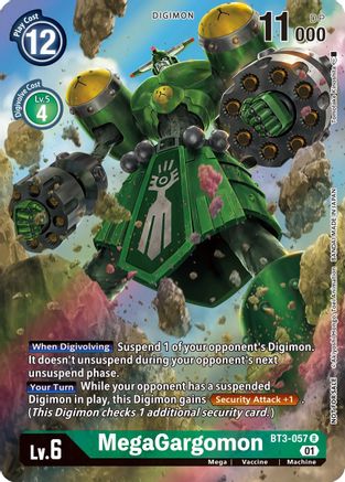 MegaGargomon [BT3-057] (1-Year Anniversary Box Topper) [Promotional Cards] - Trinity Hobby
