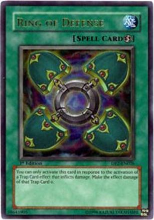 Ring of Defense [DP2-EN026] - Duelist Pack 2: Chazz Princeton Unlimited - Ultra Rare - Trinity Hobby
