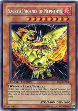 Sacred Phoenix of Nephthys [EEN-ENSE3] Secret Rare - Trinity Hobby